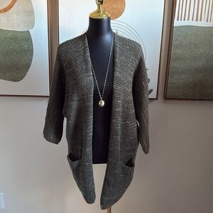 Universal Thread Dark Green Women's Open Cardigan